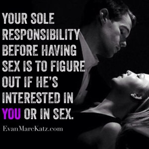 Interested in you or sex