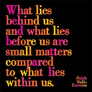 A - What lies within us