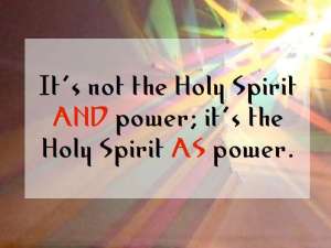B - holy-spirit-as-power