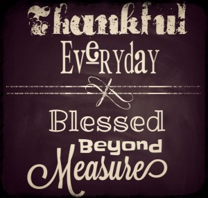 D - Thankful and Blessed