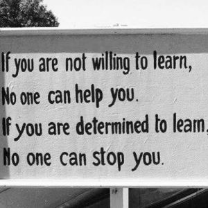 A - Knowledge is power - no one can stop you