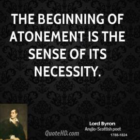 C - Atonement is nessacity